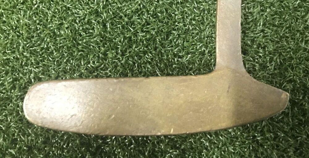 Delta 113 Brass Blade Putter / RH / Steel ~3.55" / New Grip / dj7381
