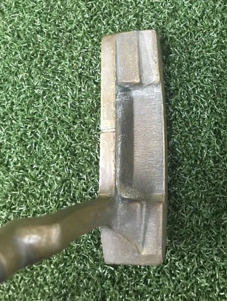 Delta 113 Brass Blade Putter / RH / Steel ~3.55" / New Grip / dj7381