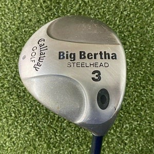Callaway Big Bertha Steelhead 3 Wood / RH / Regular Graphite ~42.5" / jl4916