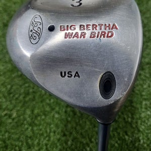 Callaway Big Bertha War Bird 3 Wood / RH/Regular Graphite ~42.5"/NEW GRIP/jd5883