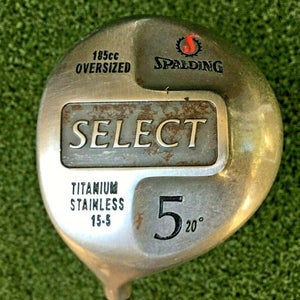 Spalding 185cc Select Ti Stainless 5 Wood 20* /  LH  / Regular Graphite / mm3028