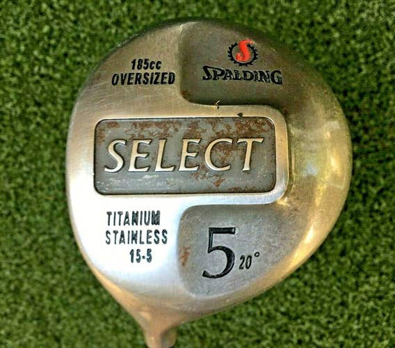 Spalding 185cc Select Ti Stainless 5 Wood 20* /  LH  / Regular Graphite / mm3028