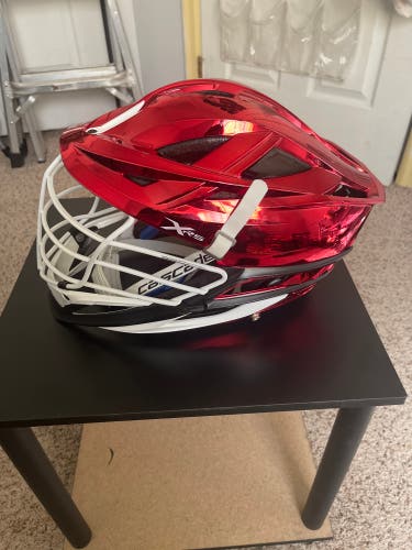 Chrome Red Cascade XRS Helmet