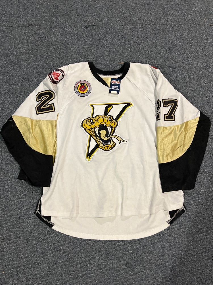 Game Used La Salle Vipers (GOJHL) Sewn Jersey Pick Your Number