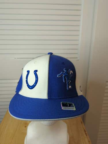 Rare Vintage NWT Baltimore Colts Reebok Gridiron Classics Fitted Hat 7 NFL