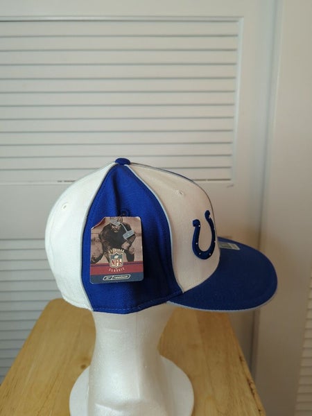 Vintage Indianapolis Colts Hat Cap Fitted One Size Reebok Mens NFL Football  Logo