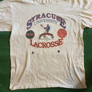 Vintage Starter SU Lacrosse Shirt (Large)