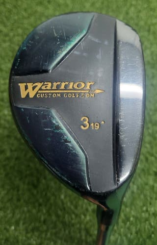 Warrior Custom Golf 3 Hybrid 19*  /  RH  / Tour 3.1 Stiff Graphite ~41" / jd0933
