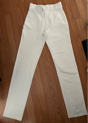All white men’s baseball pants 32Wx37L