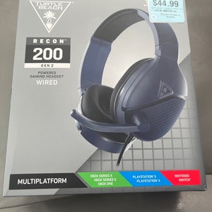 Brand New turtle beach 200 wired headset