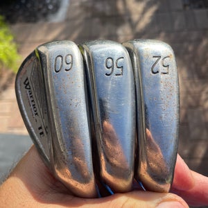 Warrior Custom Golf 3 Pc Wedge set in right handed 52/56/60 deg