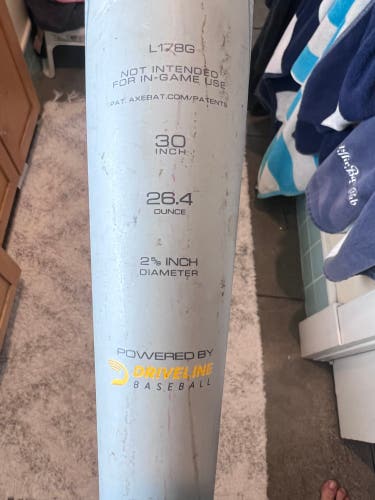 Used Training AXE (-3.5) 26.5 oz 30" Bat