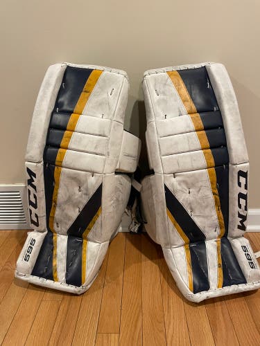 CCM 26+1” Goalie Pad Navy/Gold/White