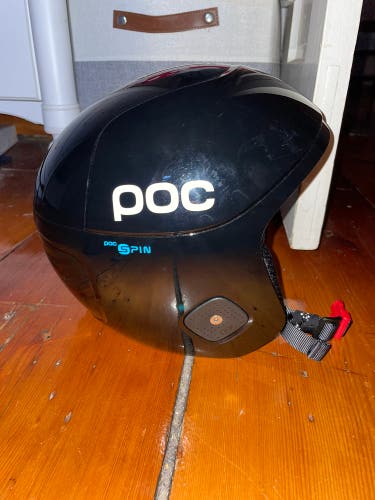 Used Medium POC Skull Orbic X Spin Helmet FIS Legal