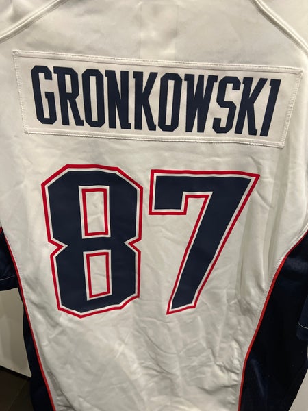 White Rob Gronkowski Jersey New England Patriots Game Super Bowl LIII Jerseys