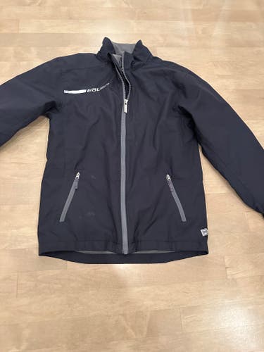 Black Used Small Kids Unisex Bauer Jacket