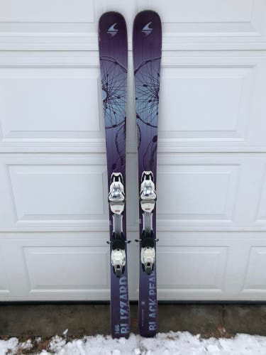 Blizzard Black Pearl 88 Skis With Adjustable Marker Bindings 166cm