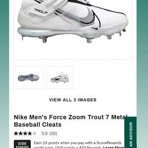 Nike Men's Force Zoom Trout 7 Meta' Baseball Cleats