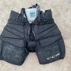 CCM HPG 12A Pro Stock Goalie Pants XL Black 4465