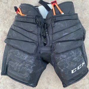 CCM HPG 12A Pro Stock Goalie Pants XL Black 4466