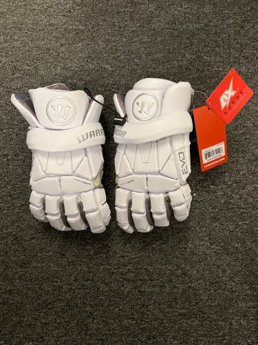 Warrior Evo Ax Suede Lacrosse Gloves (LARGE) -NWT- *FREE SHIP*