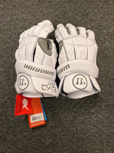 Warrior Evo QX Suede Lacrosse Gloves 2022 (Large) *FREE SHIP*