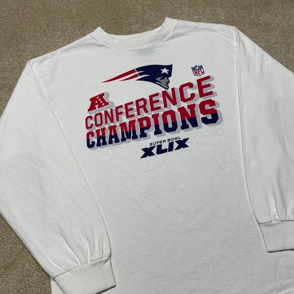 New England Patriots NFL Super Bowl XLIX Football White Polo Shirt Men's  Medium