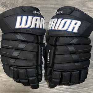 New Warrior Alpha DX Pro Gloves 13" Pro Stock Washington Capitals Reverse Retro