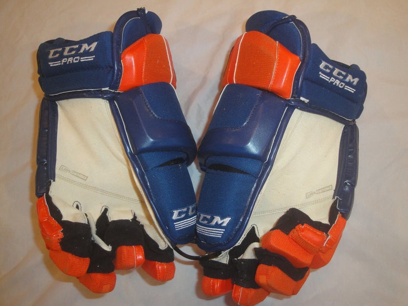 CCM HG50XP Pro Stock Hockey Gloves 15" Islanders AHL NHL NEW (9510)
