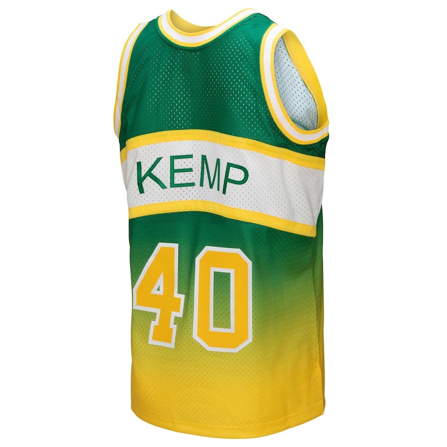 Nba Seattle Supersonics Basketball Jersey #40 Kemp
