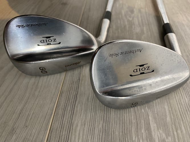 Men's LH Wedge Flex Mizuno Zoid Wedges 56 AND 60