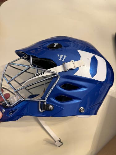 Duke Game Worn Warrior Helmet By Myles Jones