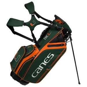 Team Effort NCAA Caddie Carry Hybrid Golf Bag Miami Hurricanes