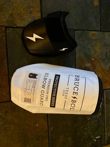 NEW Youth Bruce Bolt Premium Elbow Guard Black