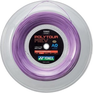 YONEX POLYTOUR REV Tennis String Reel Purple 1.20 mm / 17 GA; 200 m / 656 ft
