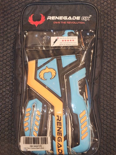 Used  Renegade GK Talon Cyclone Goalie Gloves