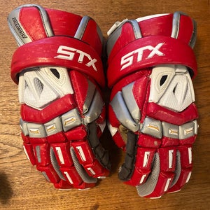 Used Player's STX 13" Assault Lacrosse Gloves