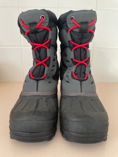 Used Sorel Black Boys Snow Boots