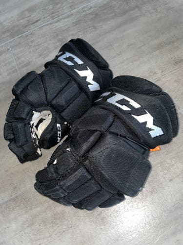Colorado Avalanche CCM 14" Black Pro Stock Gloves