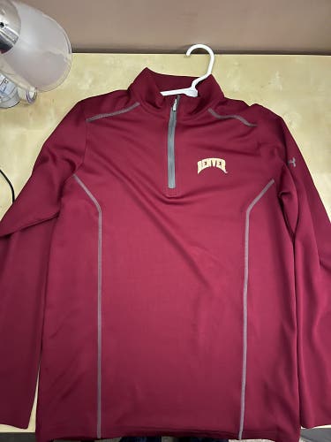 denver university quarter zip sweatshirt