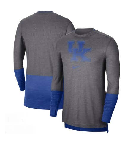 NWT Men’s  L/large Nike UK Kentucky Wildcats On Field LS Shirt