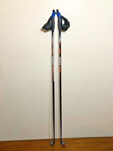 Yoko Mistral Hybrid Nordic Cross Country Skate Ski Poles 140 cm XC Carbon NICE!!