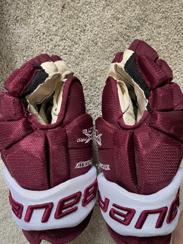 Colorado Avalanche Bauer 14" Pro Stock Vapor 1X Pro Gloves