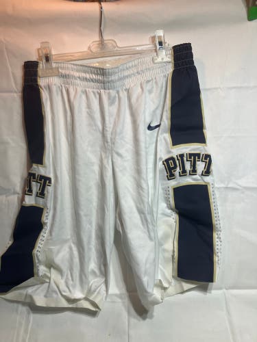Pitt white lacrosse field hockey shorts size 32