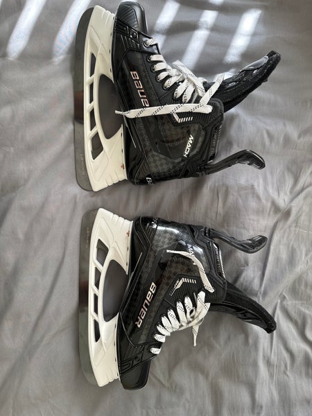 New Bauer Wide Width Pro Stock Size 8 Supreme Mach Hockey Skates