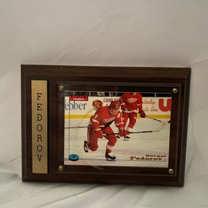 Sergei Fedorov NHL Card Plaque