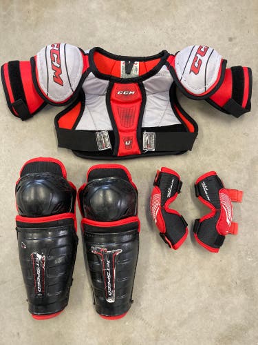 CCM Jetspeed FT350 Youth Hockey Pad Set
