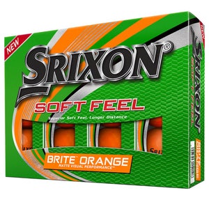 New Srixon Soft Feel Brite Golf Balls Orange #10299497
