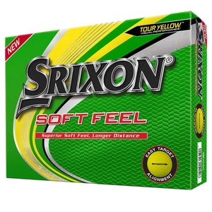 New Srixon Soft Feel Golf Balls Yellow #10299488