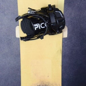BURTON CRUZER SNOWBOARD SIZE 145 CM WITH NEW PICCO MEDIUM BINDINGS